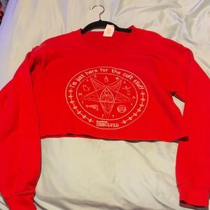 Buzzfeed Unsolved Ghoul Boys Cropped Sweatshirt